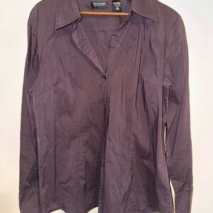 New York & Company Purple Shirt